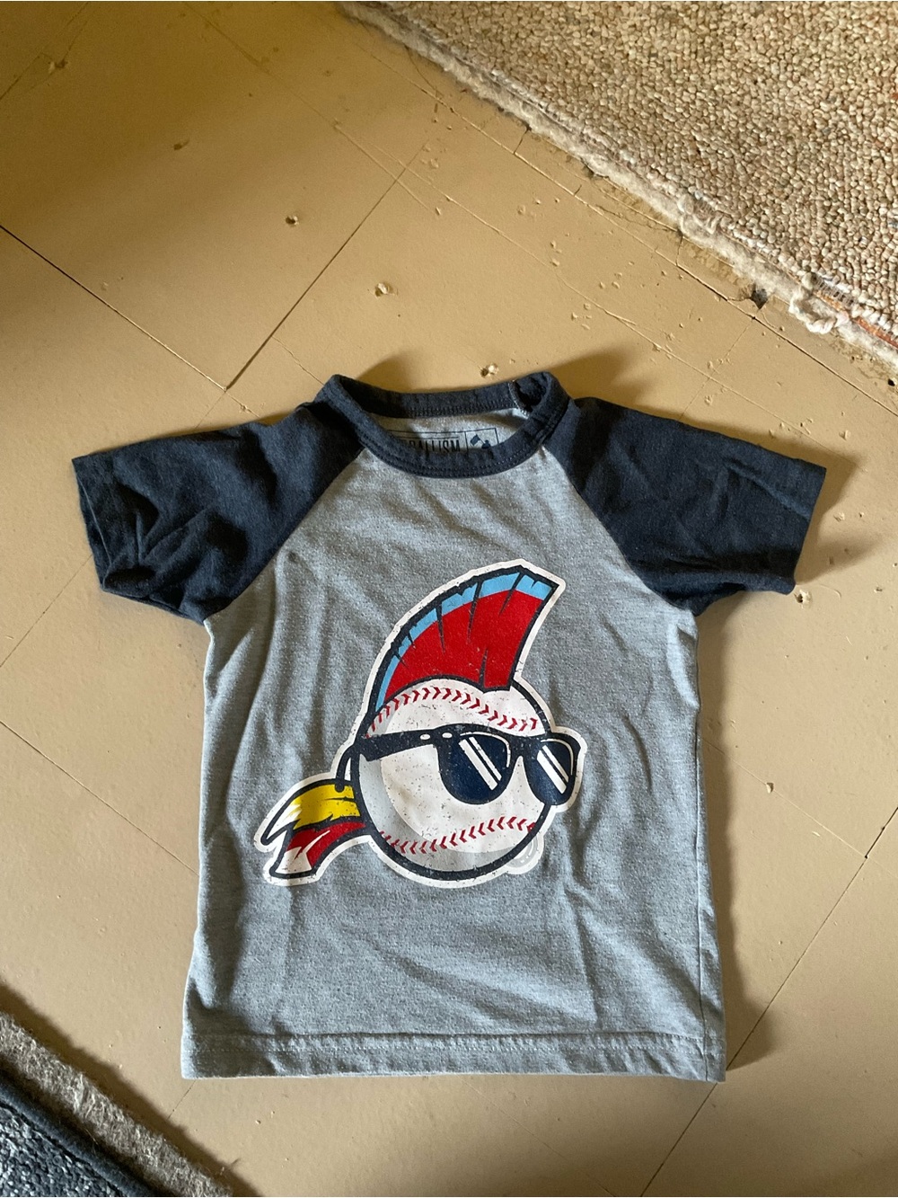 Baseballism Major League & Rub Some Dirt Baseball Graphic Raglan Tees Toddler 3T